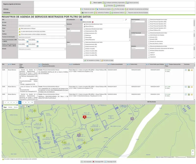 Captura de SmartFacilities: agendasfcontrol 01
