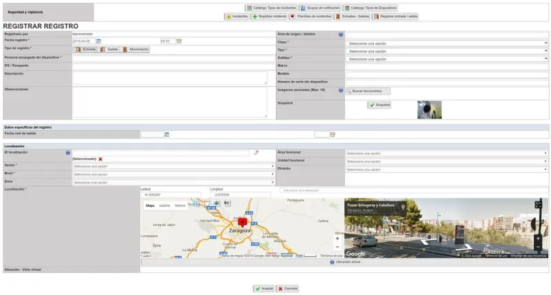 Captura de SmartFacilities: securitysf 02